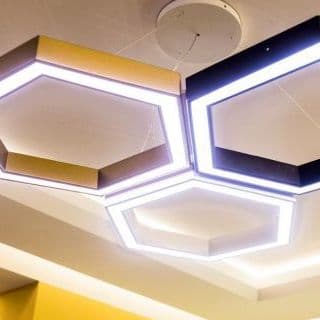 Hexagonal Lighting